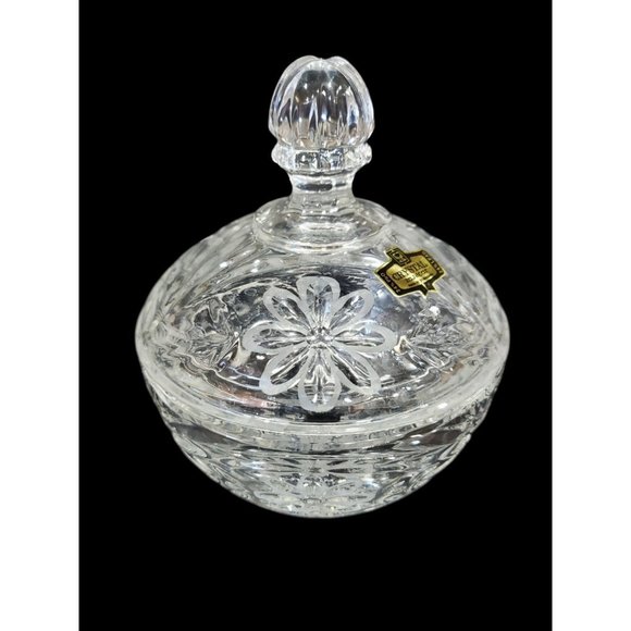 Zajecar Crystal Dining Zajecar Yugoslavia 24 Lead Crystal Bowl W